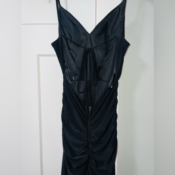B Darlin Black Formal Prom Maxi Dress - Picture 4 of 6